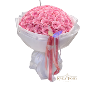 Bouquet De 72 Rosas Rosadas