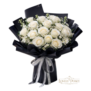 Bouquet De 24 Rosas Blancas