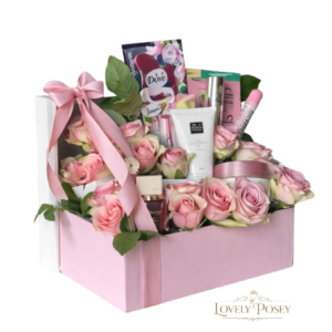 Sorpesa Floral Caja con Cremas